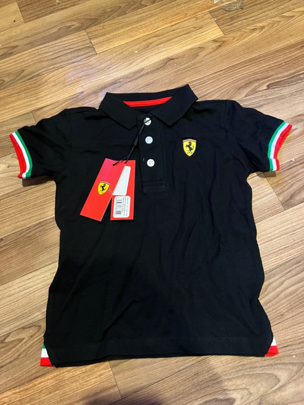 Ferrari Black Polo with Italian Trim and Shield